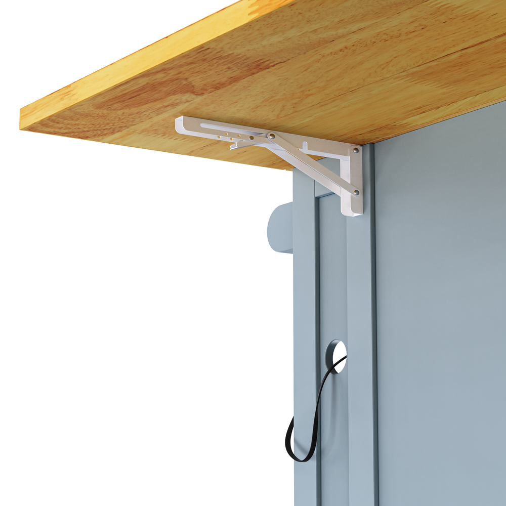 53-inch-blue-kitchen-island-cart-with-drop-leaf-and-power-outlet