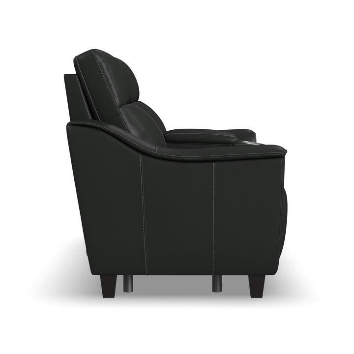 Walter Power Reclining Loveseat With Console &amp; Power Headrests Coal