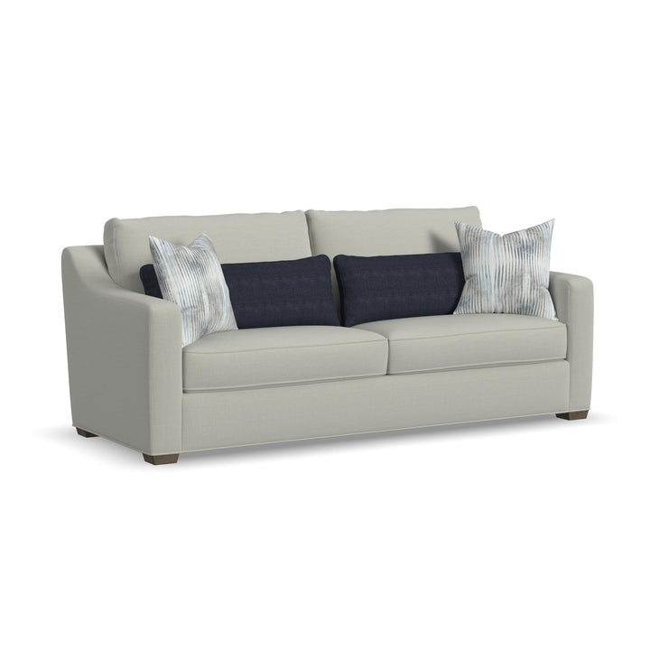 Milo TwoCushion Sofa Pearl Silver