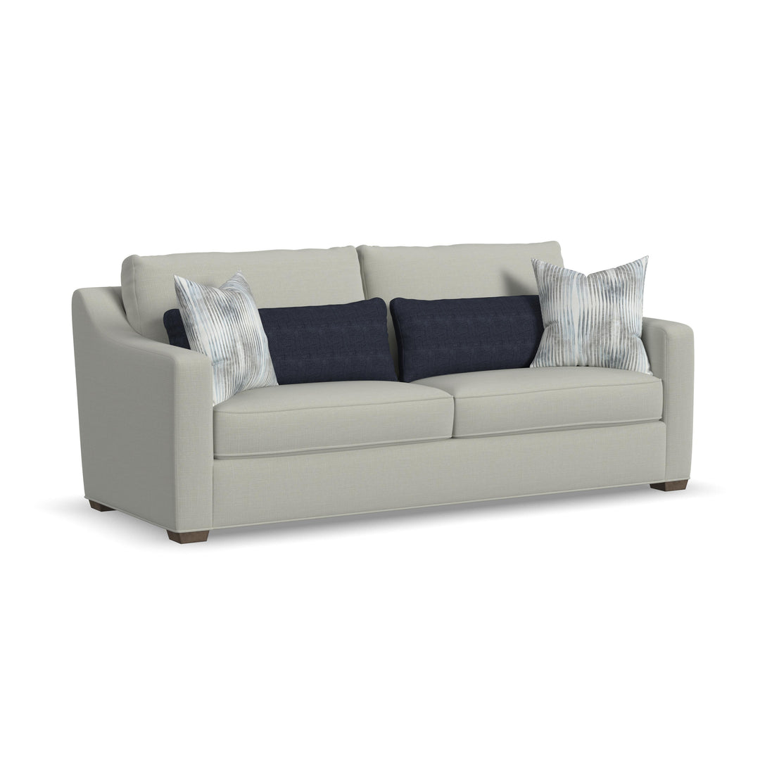 Milo TwoCushion Sofa Pearl Silver