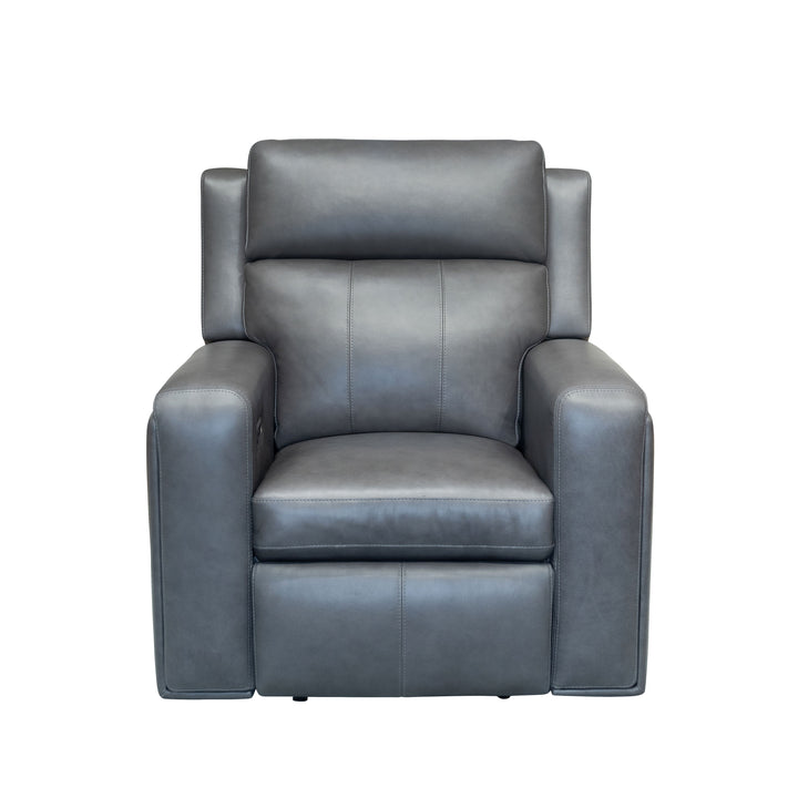 Wyatt Leather Power Recliner with Power Headrest &amp; Lumbar