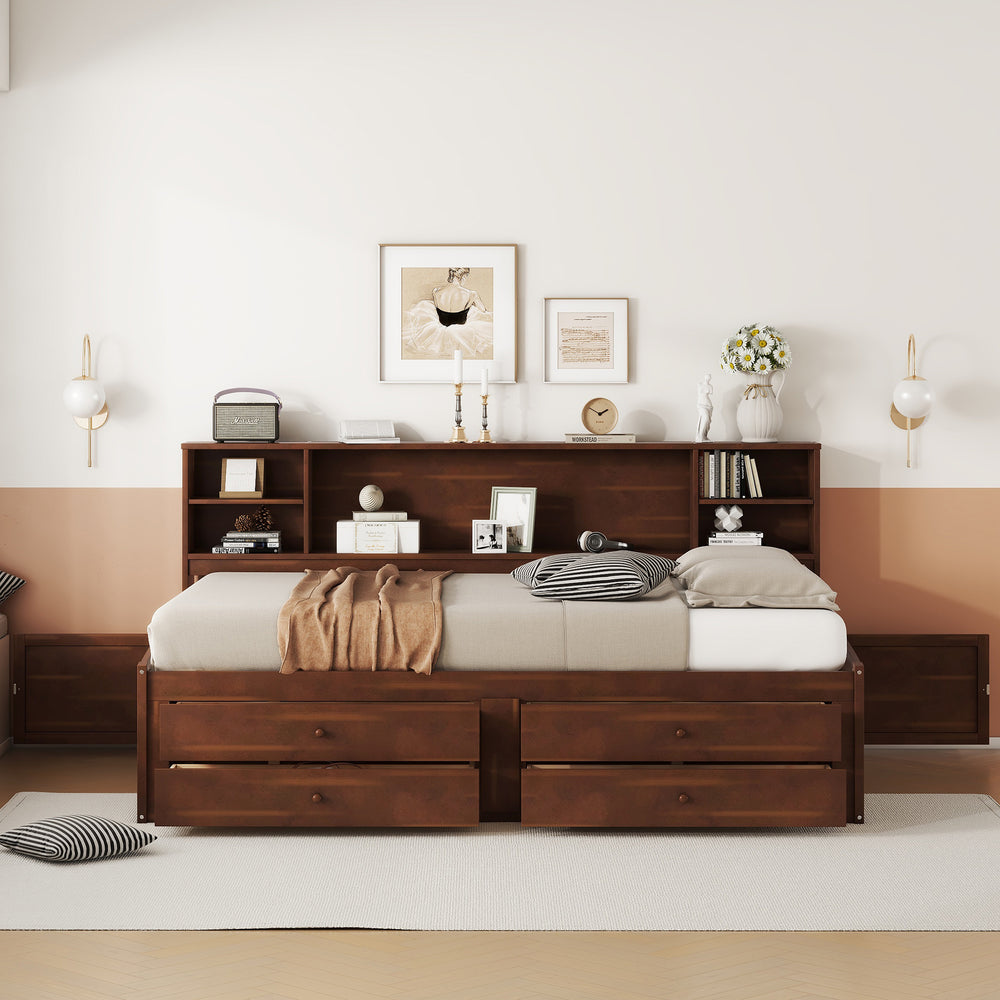 wooden-captain-bed-with-built-in-storage-shelves-4-drawers-and-2-cabinets-antique-brown-full-size