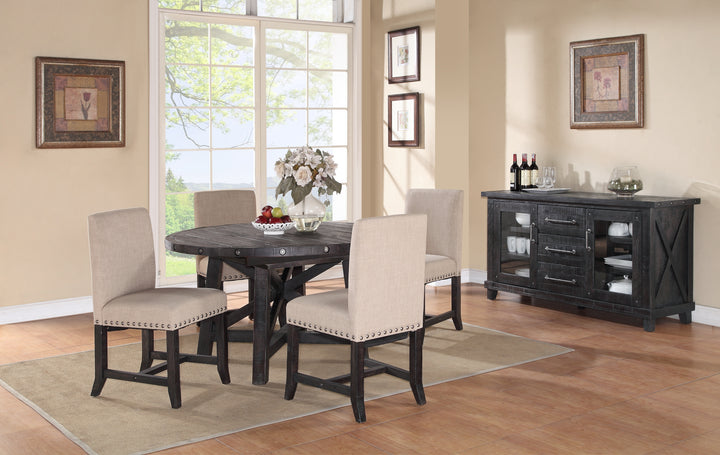 Modus Furniture 7Yc961R Yosemite Solid Wood Round Extension Table