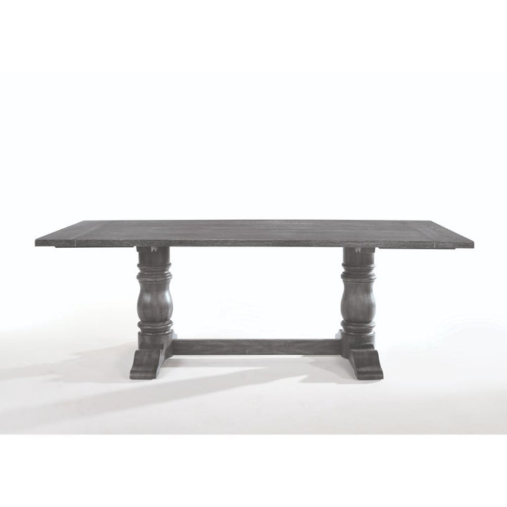 Leventis - 30" Dining Table - Weathered Gray