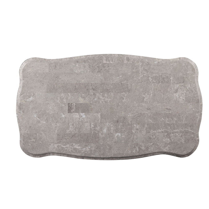 Ariadne - Coffee Table - Marble Top & Platinum