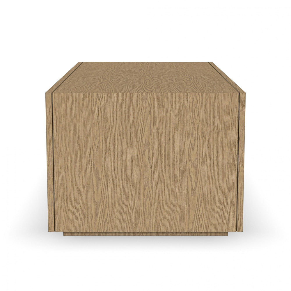 Waterfall Rectangular Coffee Table with Casters