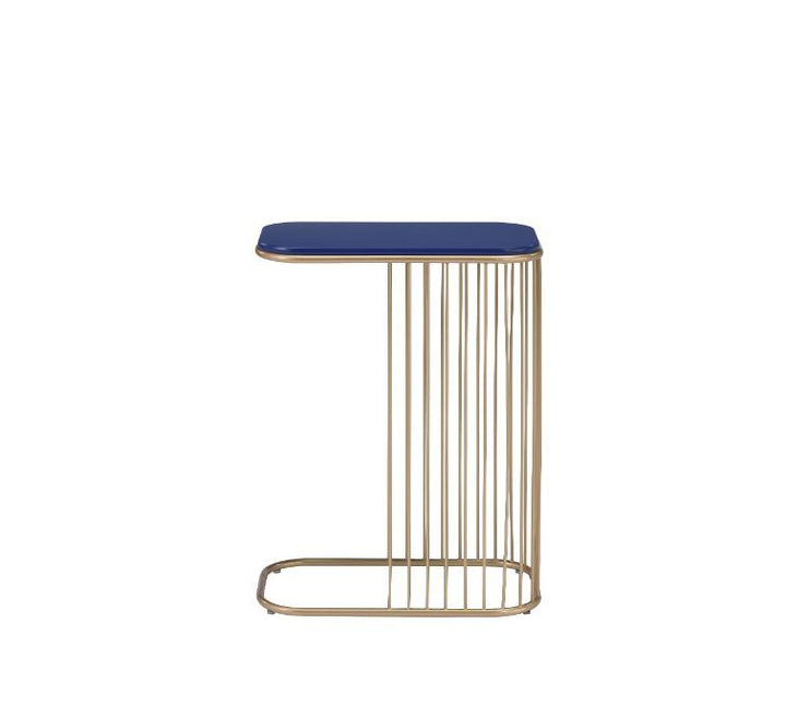 Aviena - Accent Table - Blue & Gold