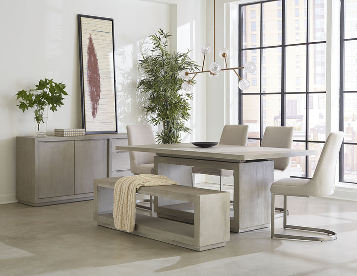 Modus Furniture Azbx65 Oxford Bench In Mineral