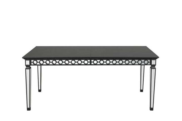 Varian II - Dining Table - Mirrored & Black