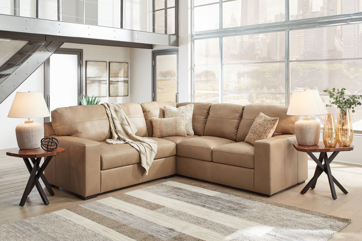 Bandon - 2-Piece Sectional With Laf Loveseat - Toffee by Ashley Furniture product image