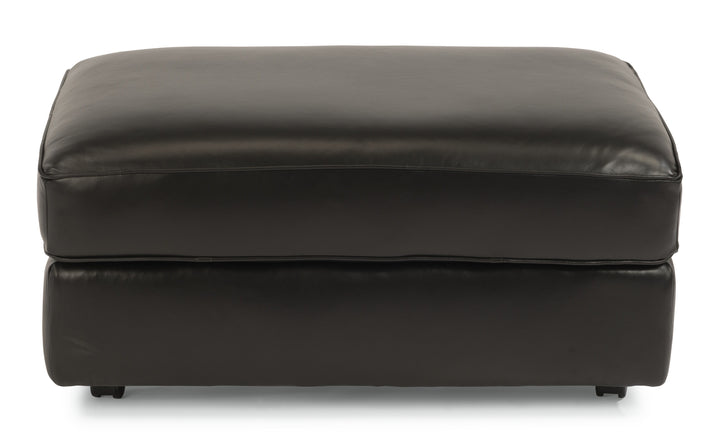 Vail Leather Cocktail Ottoman
