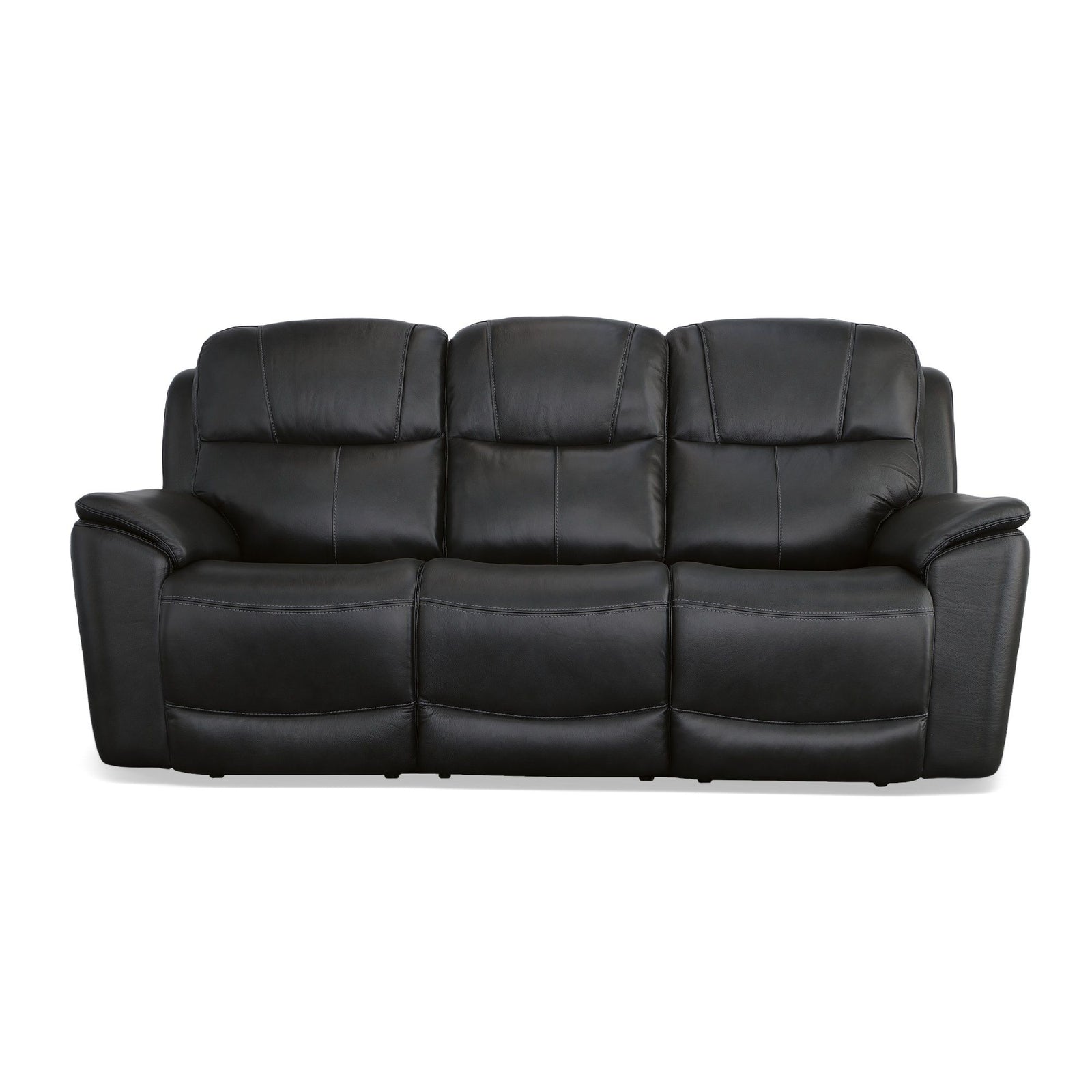 Crew  Power Reclining Sofa With Power Headrests & Lumbar  Raven