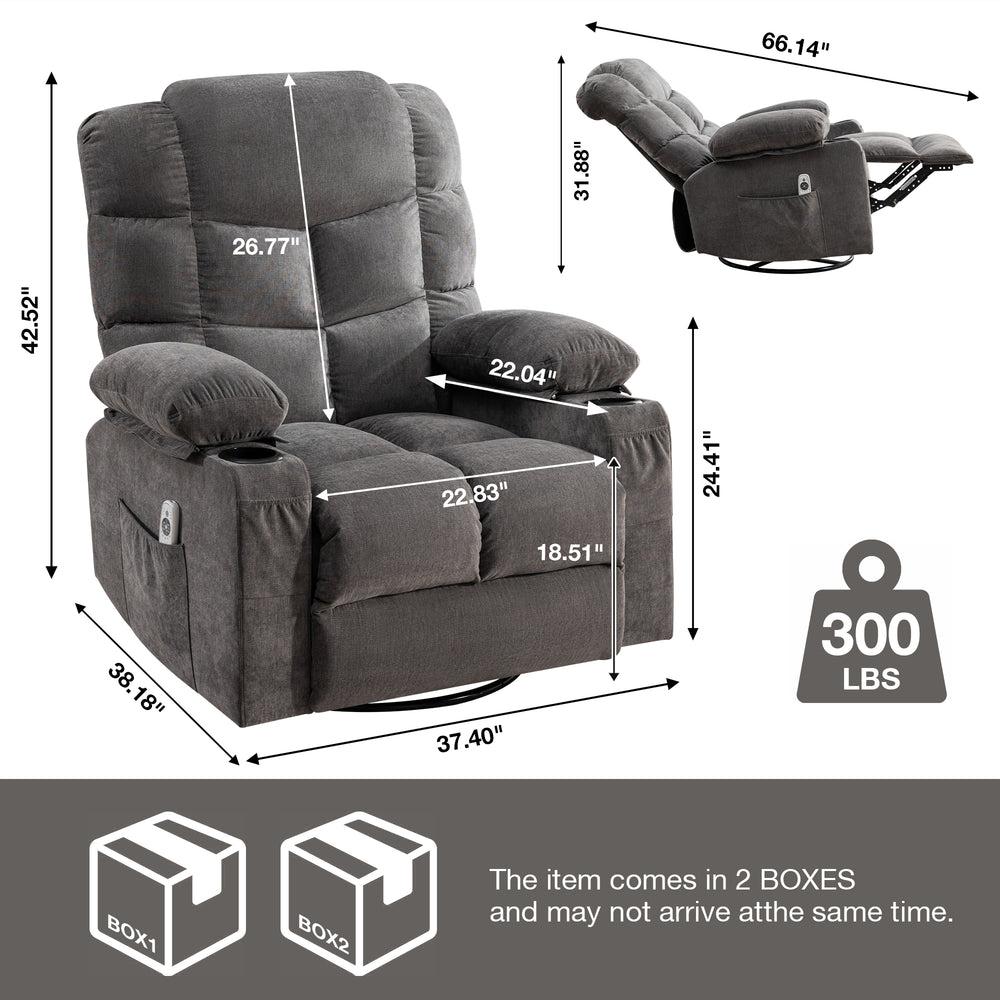 rocker-recliner-with-2-cup-holders-usb-charge-port-soft-manual-massage-and-heat