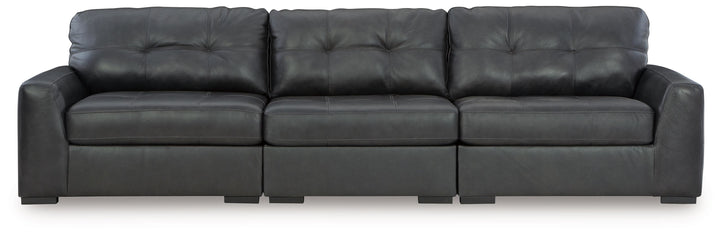 Brindley Pier - 3-Piece Sectional Sofa - Fog by Ashley Furniture product image