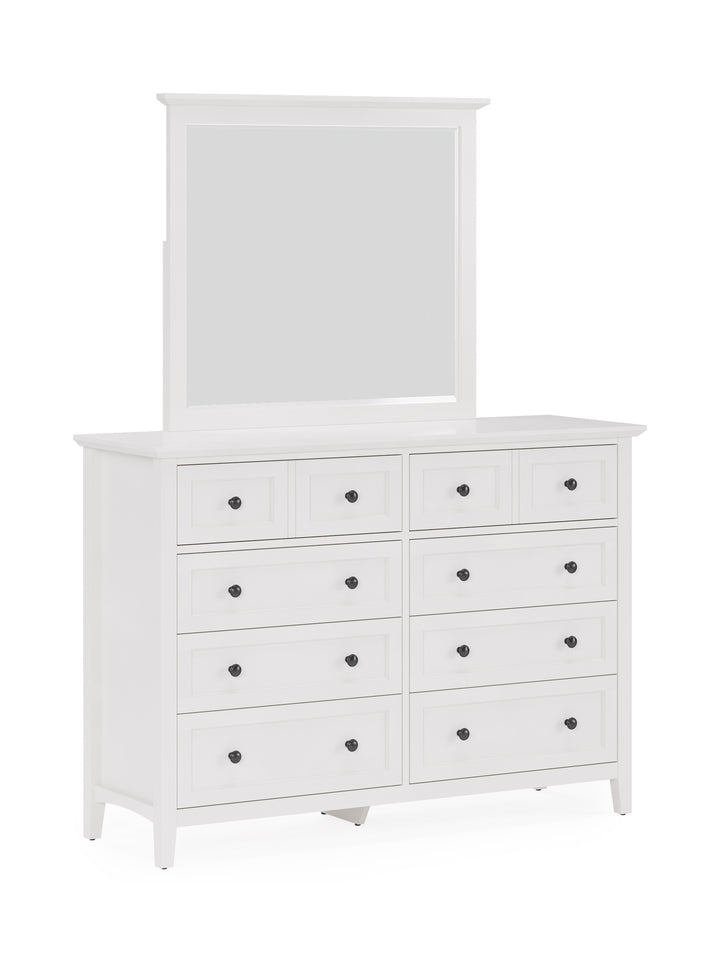 Modus Furniture Pnra82A Grace Eight Drawer Dresser In Snowfall White 2024