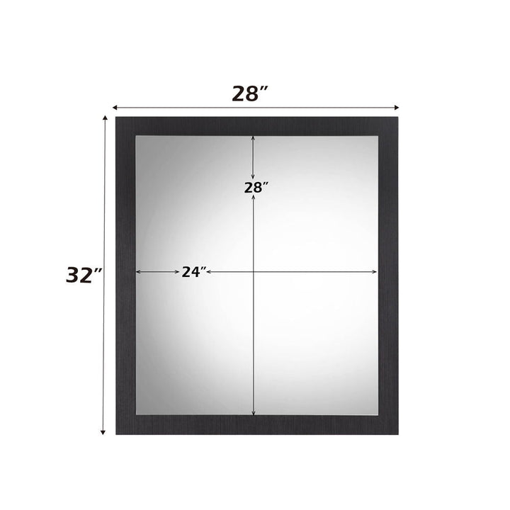 Eos - Mirror - Walnut & Black