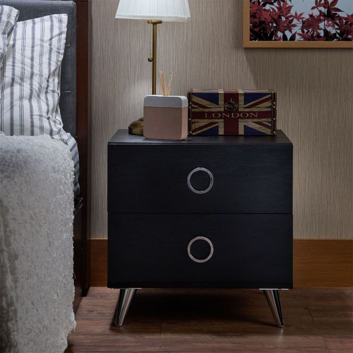 Elms - Accent Table - Black