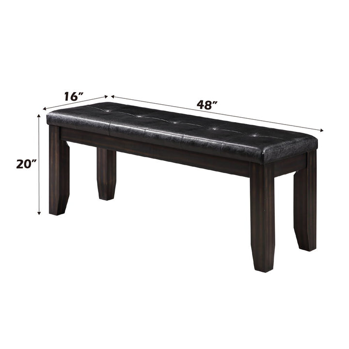 urbana-bench-black-synthetic-leather-espresso