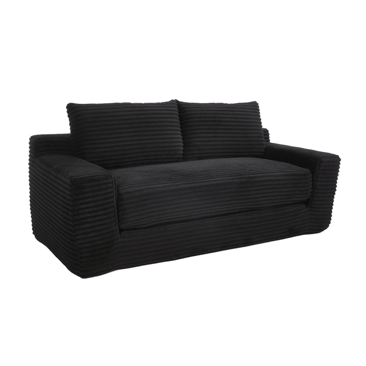 convertible-sofa-sleeper-with-memory-foam-steel-frame-corduroy-fabric