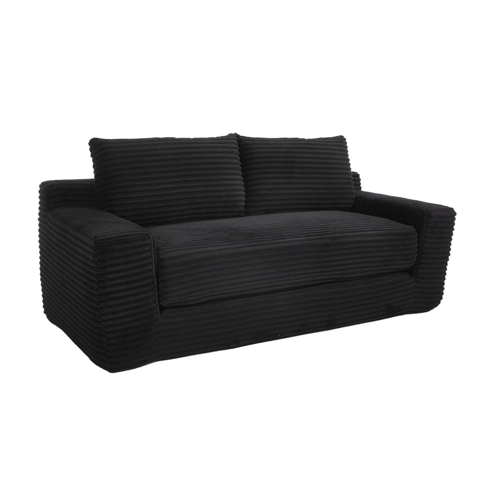 convertible-sofa-sleeper-with-memory-foam-steel-frame-corduroy-fabric