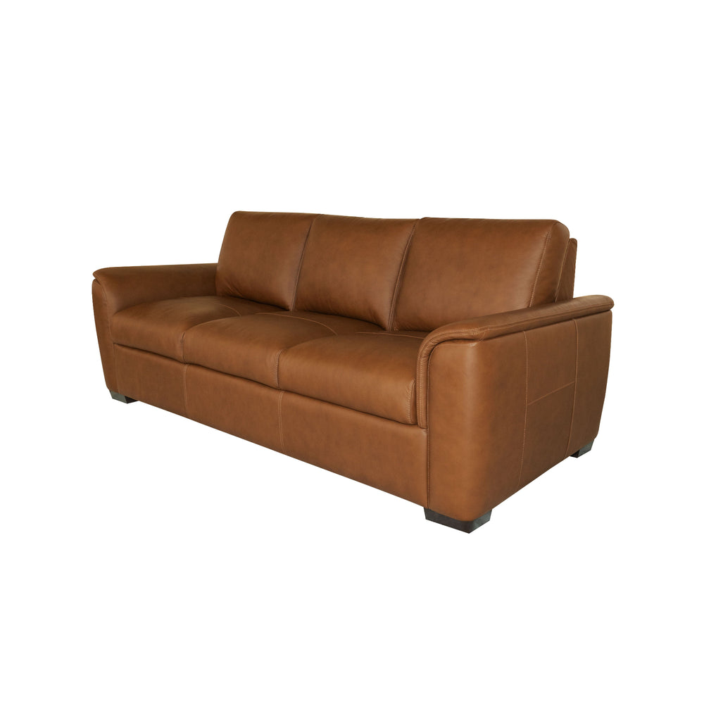 Henry Leather Sofa in Caramel