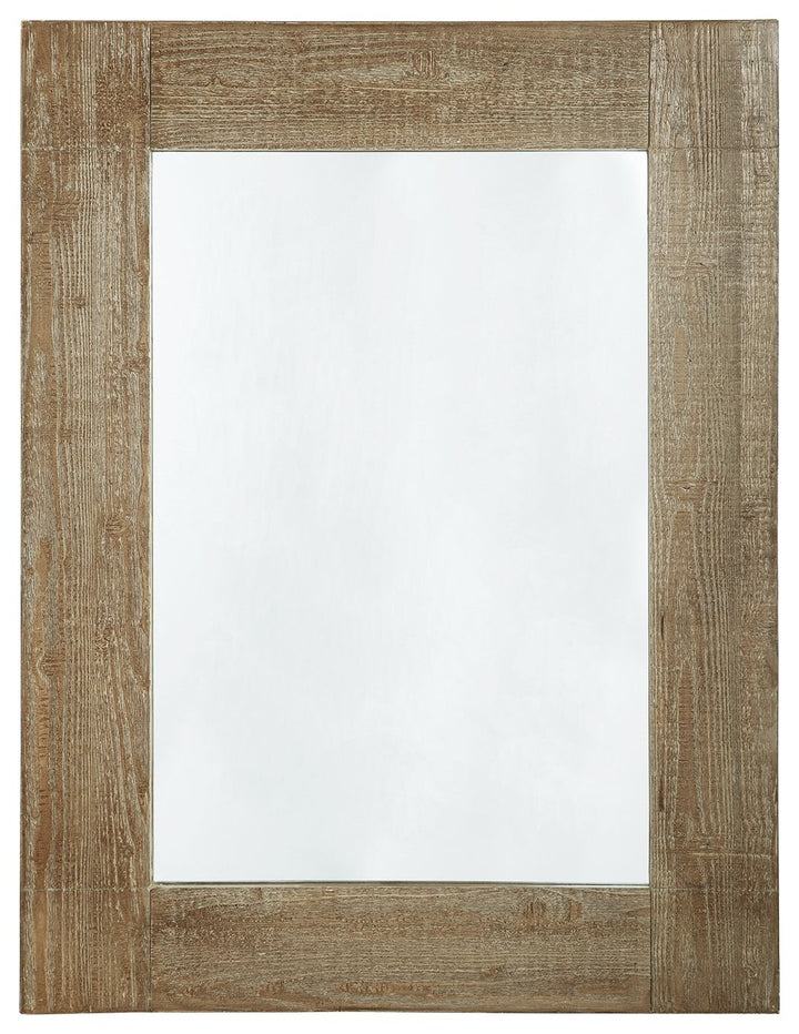 Waltleigh - Accent Mirror - Distressed Brown