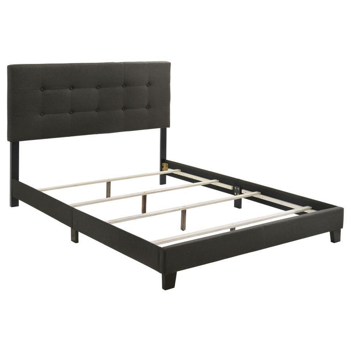 Coaster Furniture Mapes - Upholstered Queen Panel Bed - Charcoal
