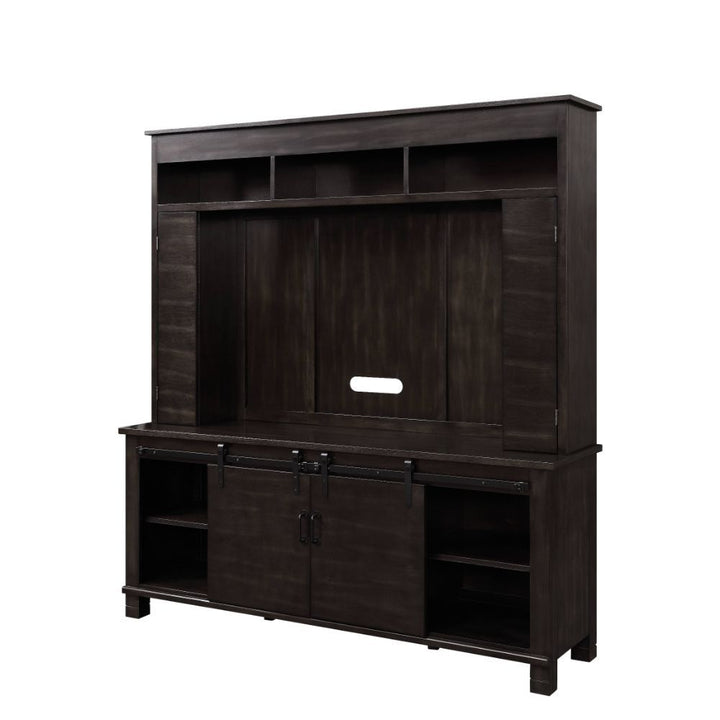 Apison - Entertainment Center Include 91617Fir) - Espresso