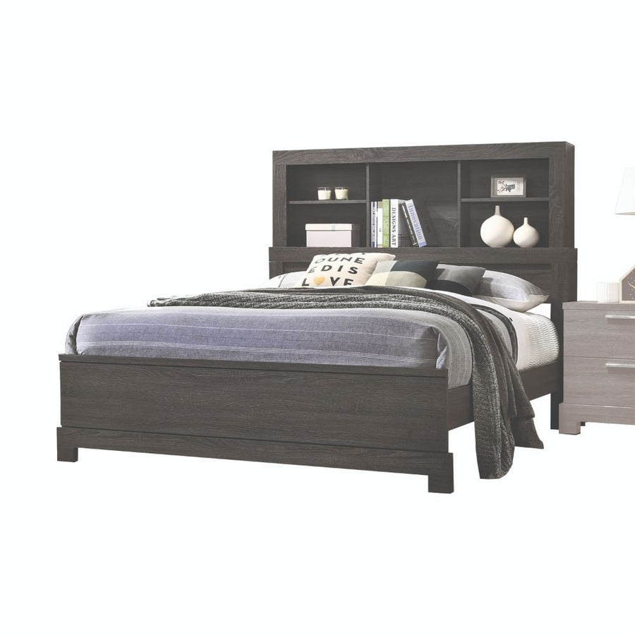 ACME Furniture Lantha Eastern King Bed Gray Oak
