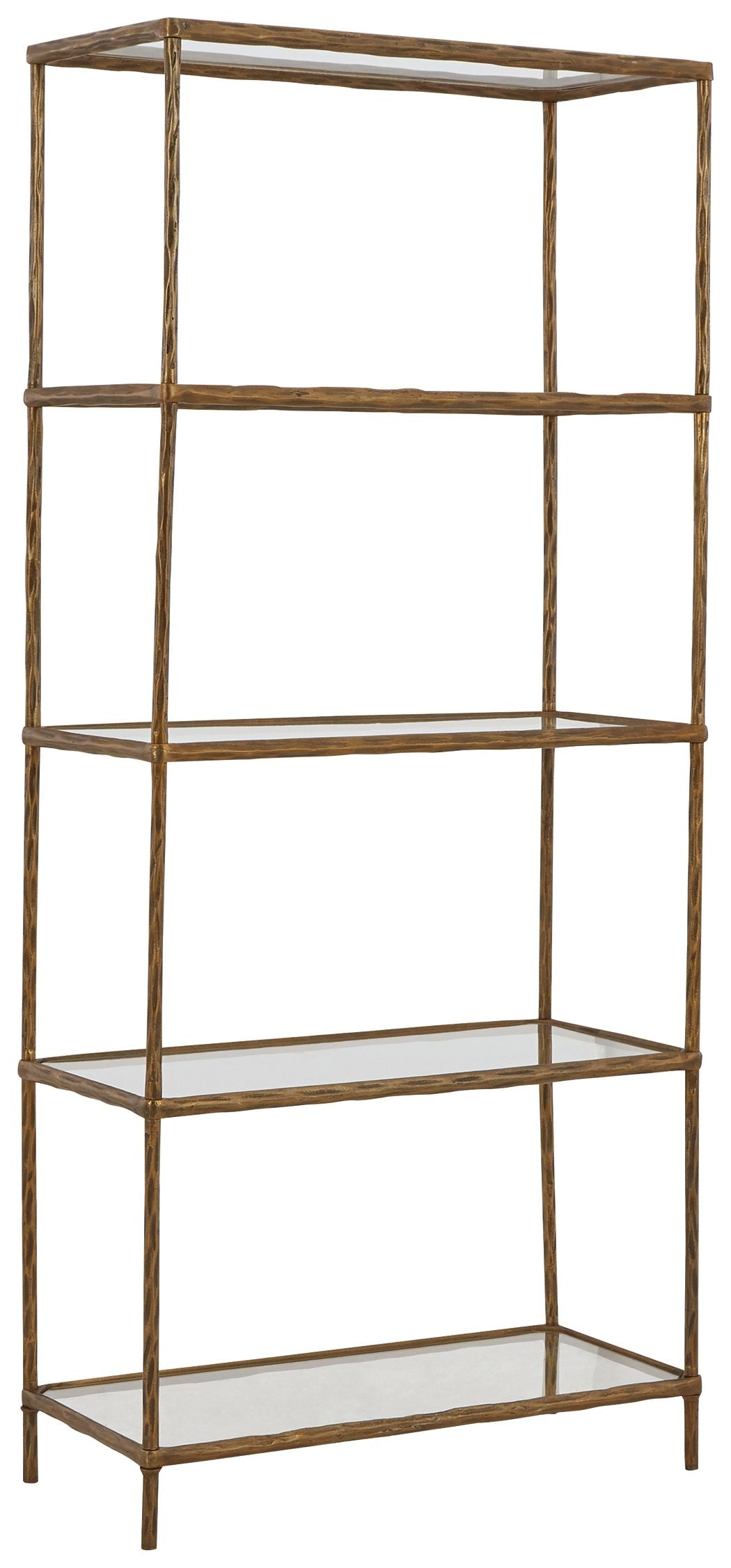 Ryandale - Bookcase - Antique Brass Finish