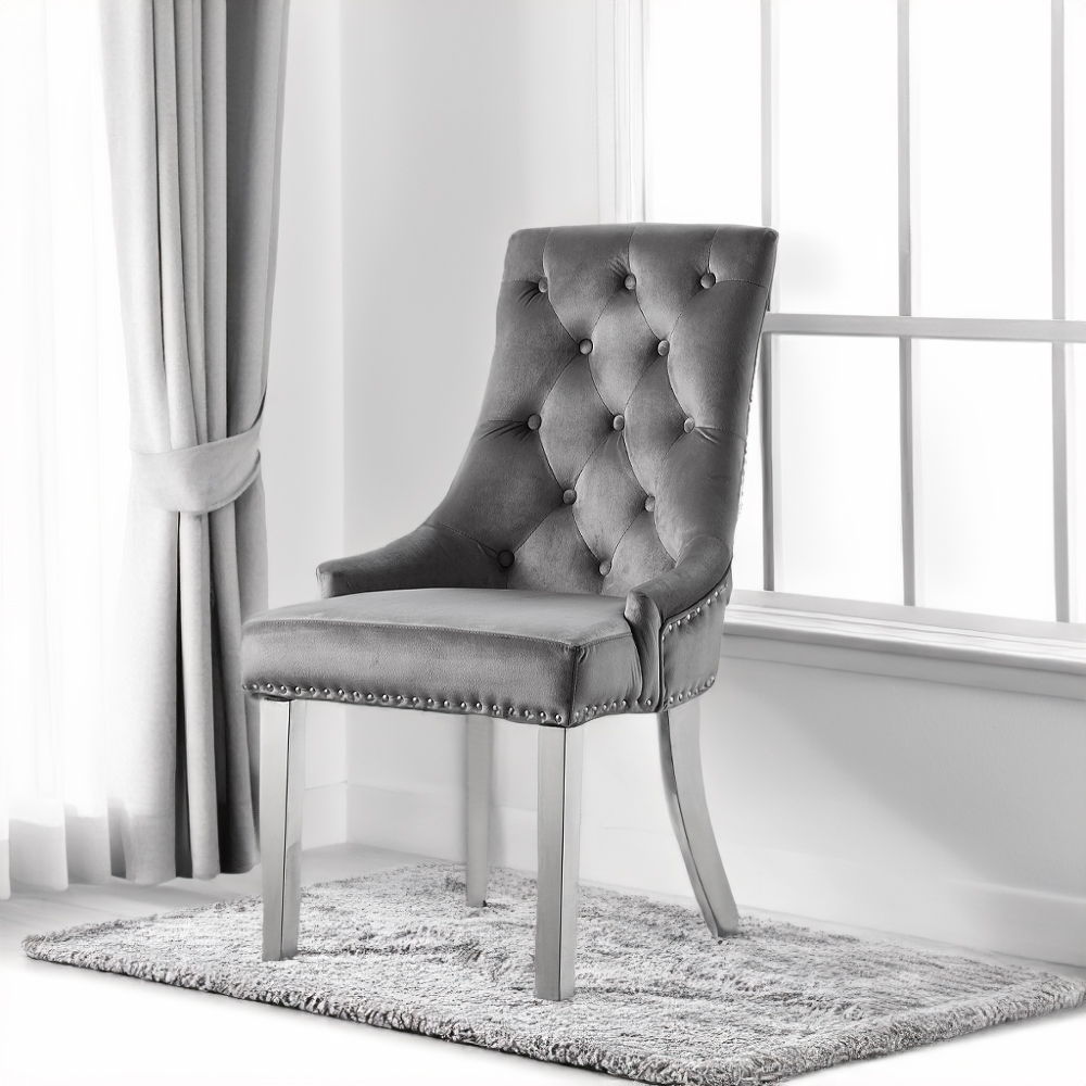 satinka-side-chair-set-of-2-gray-fabric-mirrored-silver