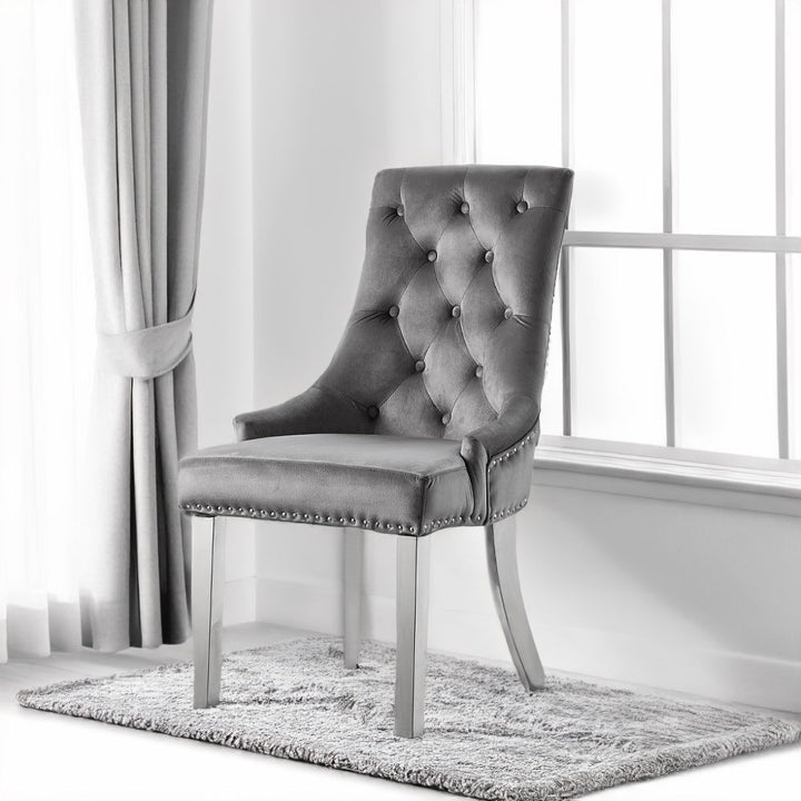 satinka-side-chair-set-of-2-gray-fabric-mirrored-silver