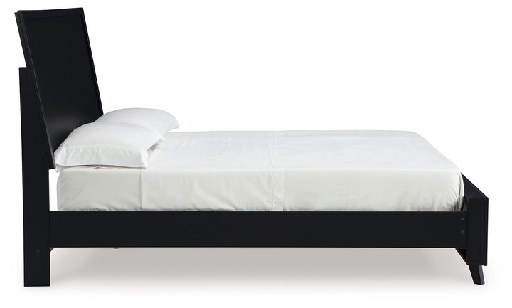 Danziar - Queen Panel Bed - Black by Ashley Furniture product image