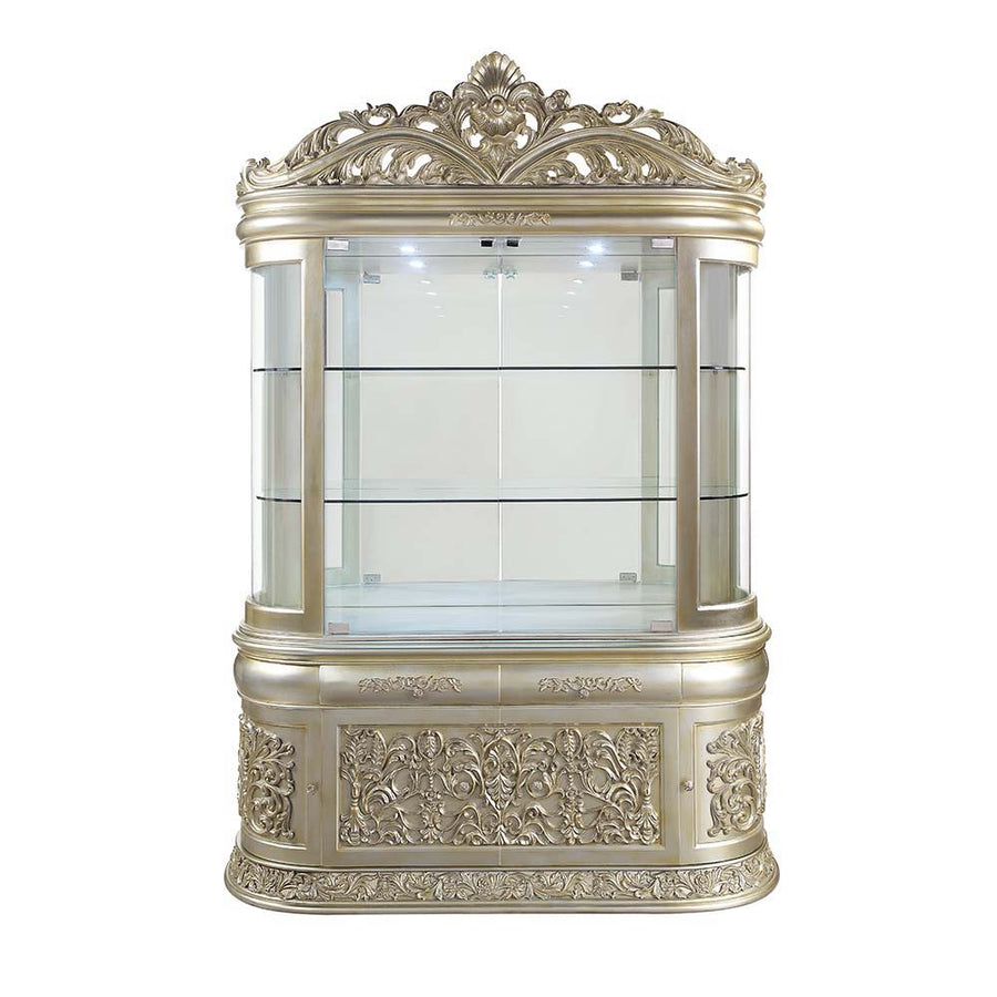 ACME Furniture Sorina Curio Antique Gold
