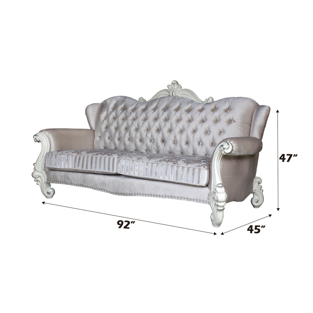 versailles-47-sofa-with-5-pillows-ivory-fabric-bone-white