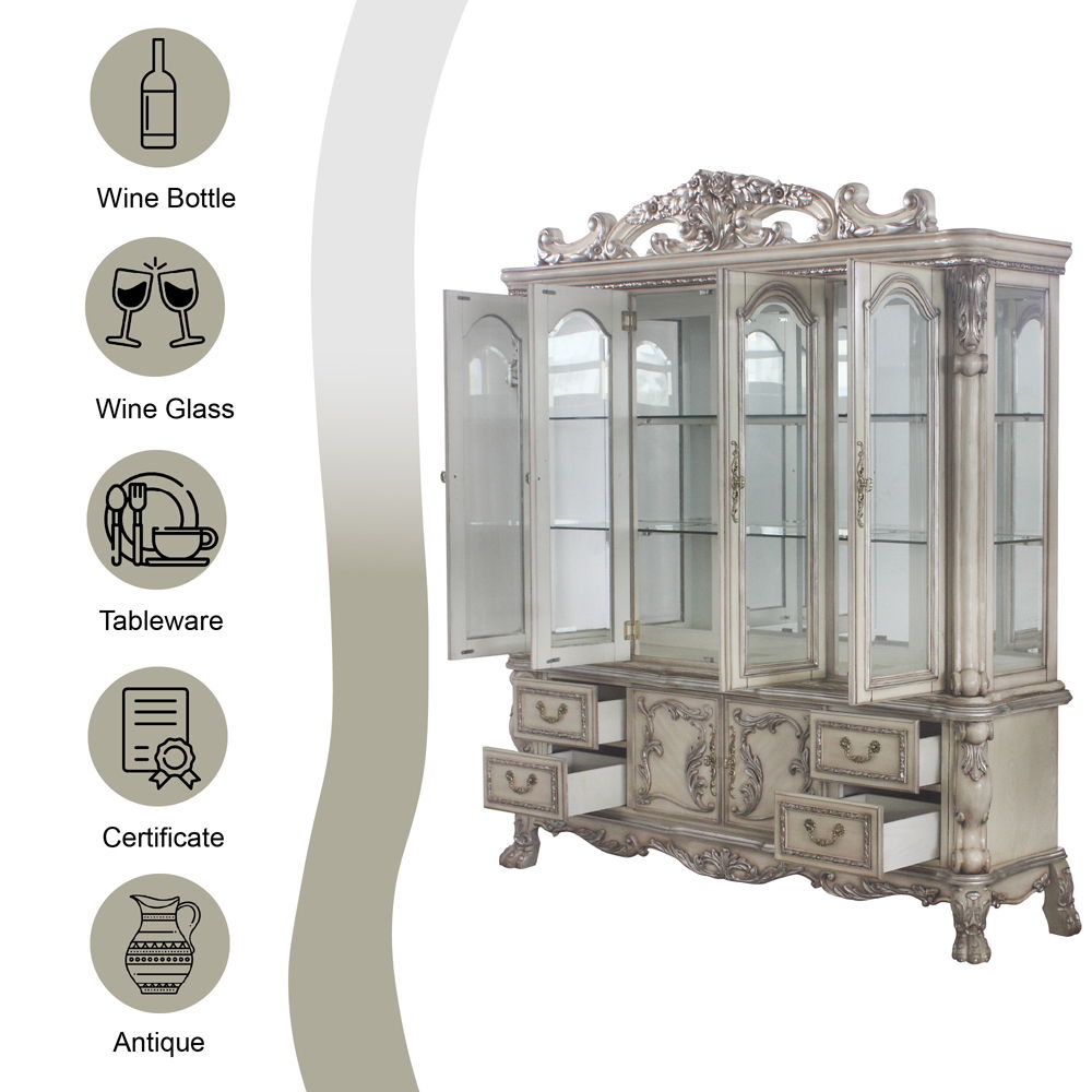 Dresden - Buffet & Hutch - Vintage Bone White