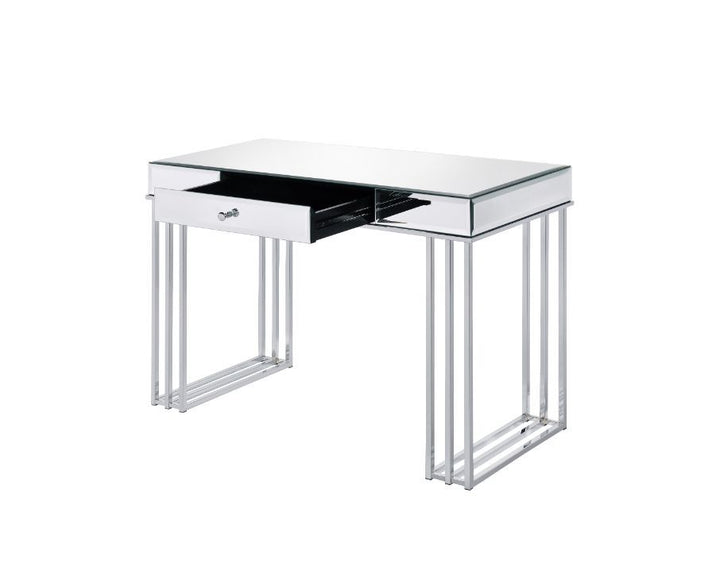 Critter - Writing Desk - Mirrored And Chrome