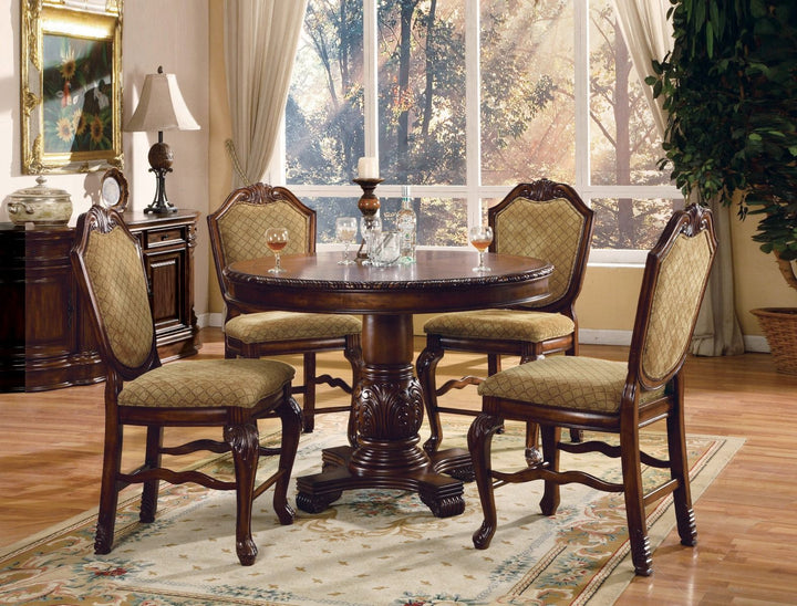 Chateau De Ville - Round Counter Height Table - Espresso