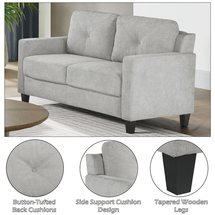 Horatio - Loveseat - Taupe Chenille