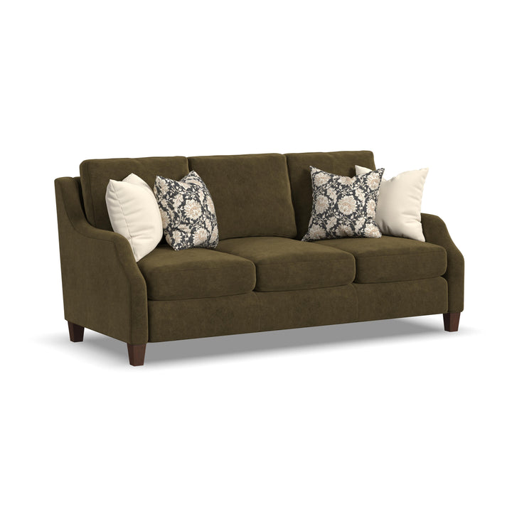 Flexsteel 7823-31 Gianna  Sofa  Dark Brown
