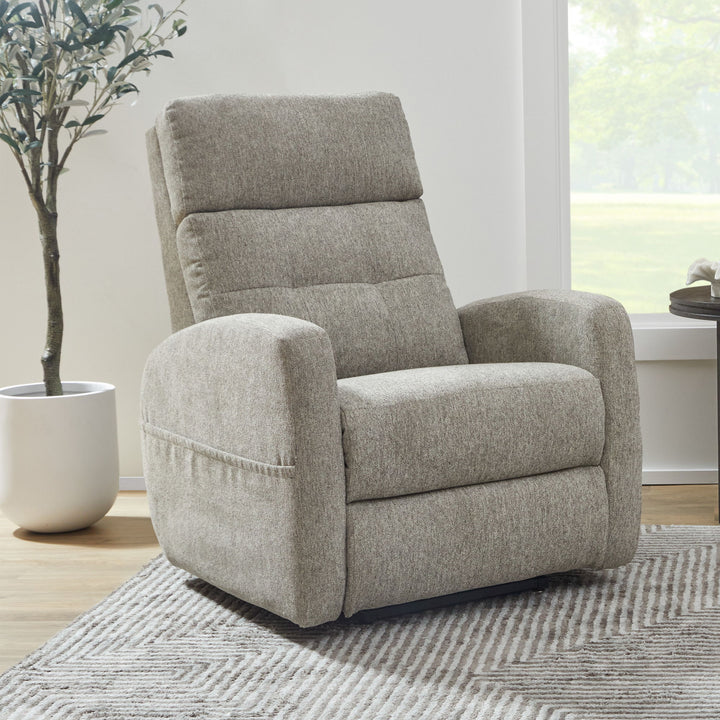 Charlotte Power Lift Recliner With Power Headrest &amp; Lumbar Gray