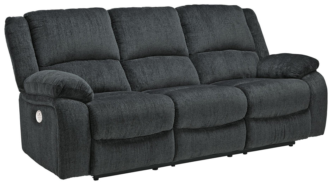 Draycoll - Reclining Power Sofa - Slate