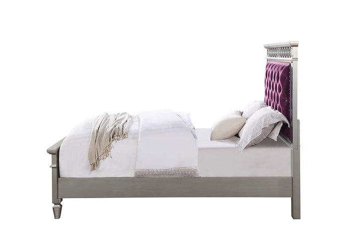 varian-twin-bed-burgundy-velvet-silver-mirrored