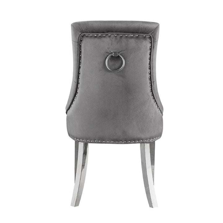 satinka-side-chair-set-of-2-gray-fabric-mirrored-silver