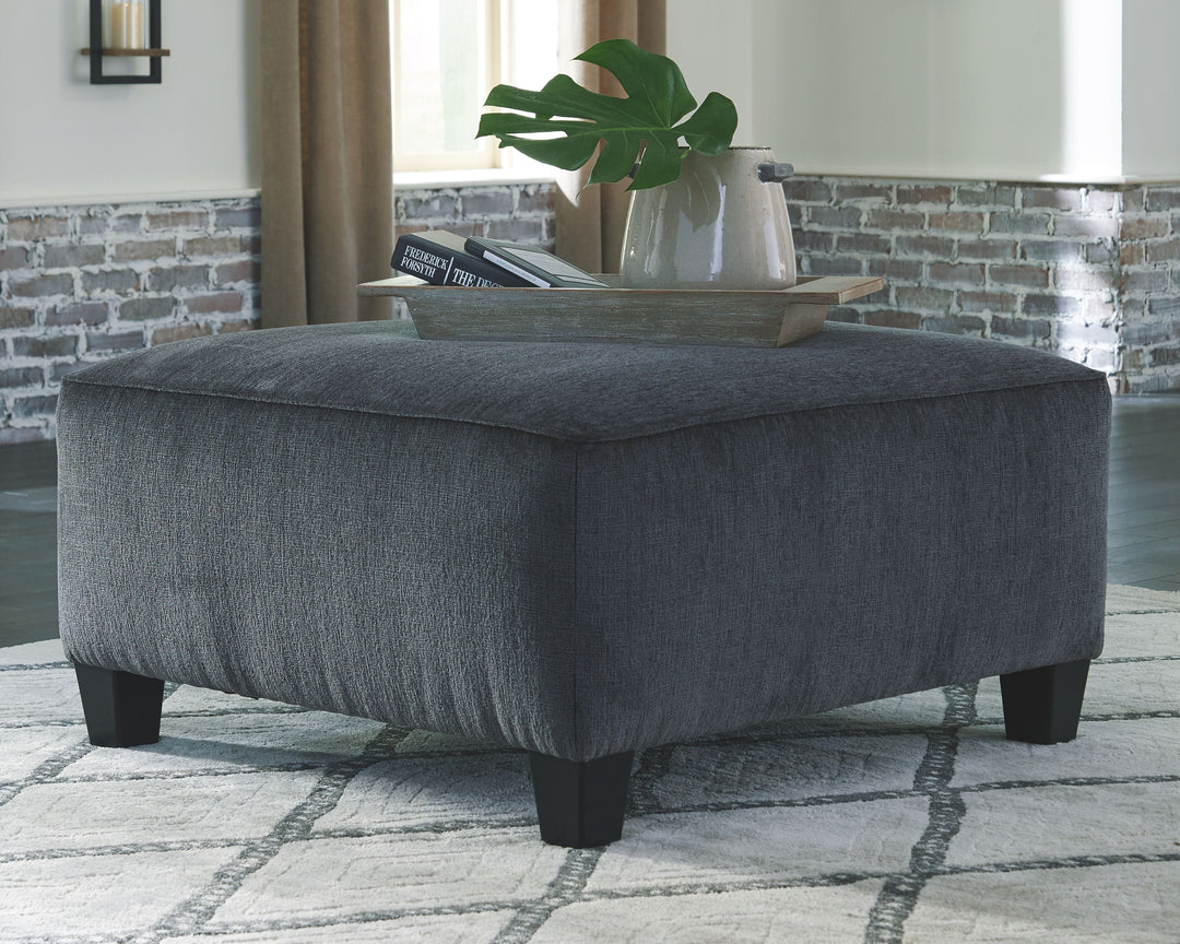 Abinger - Oversized Accent Ottoman - Smoke