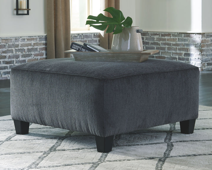 Abinger - Oversized Accent Ottoman - Smoke