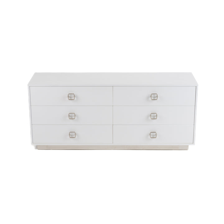 Victoria  Modern White Crocodile Dresser