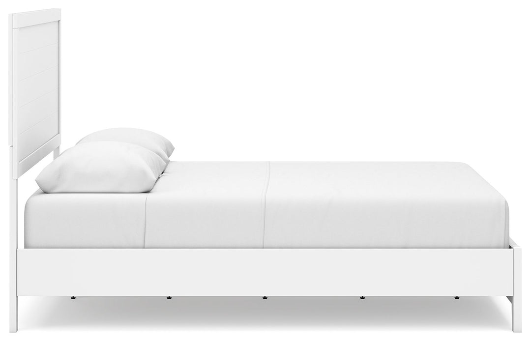 Binterglen - Queen Panel Bed - White by Ashley Furniture product image