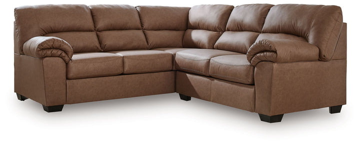 WillowBend - 2-Piece Sectional With RAF Loveseat - Caramel by Ashley Furniture product image