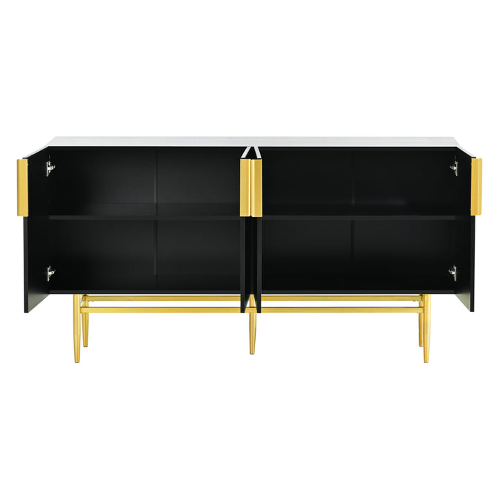 modern-elegant-4-door-sideboard-with-gold-metal-handle